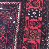 Tapis ancien belutch afghan fait main 100x154 cm
