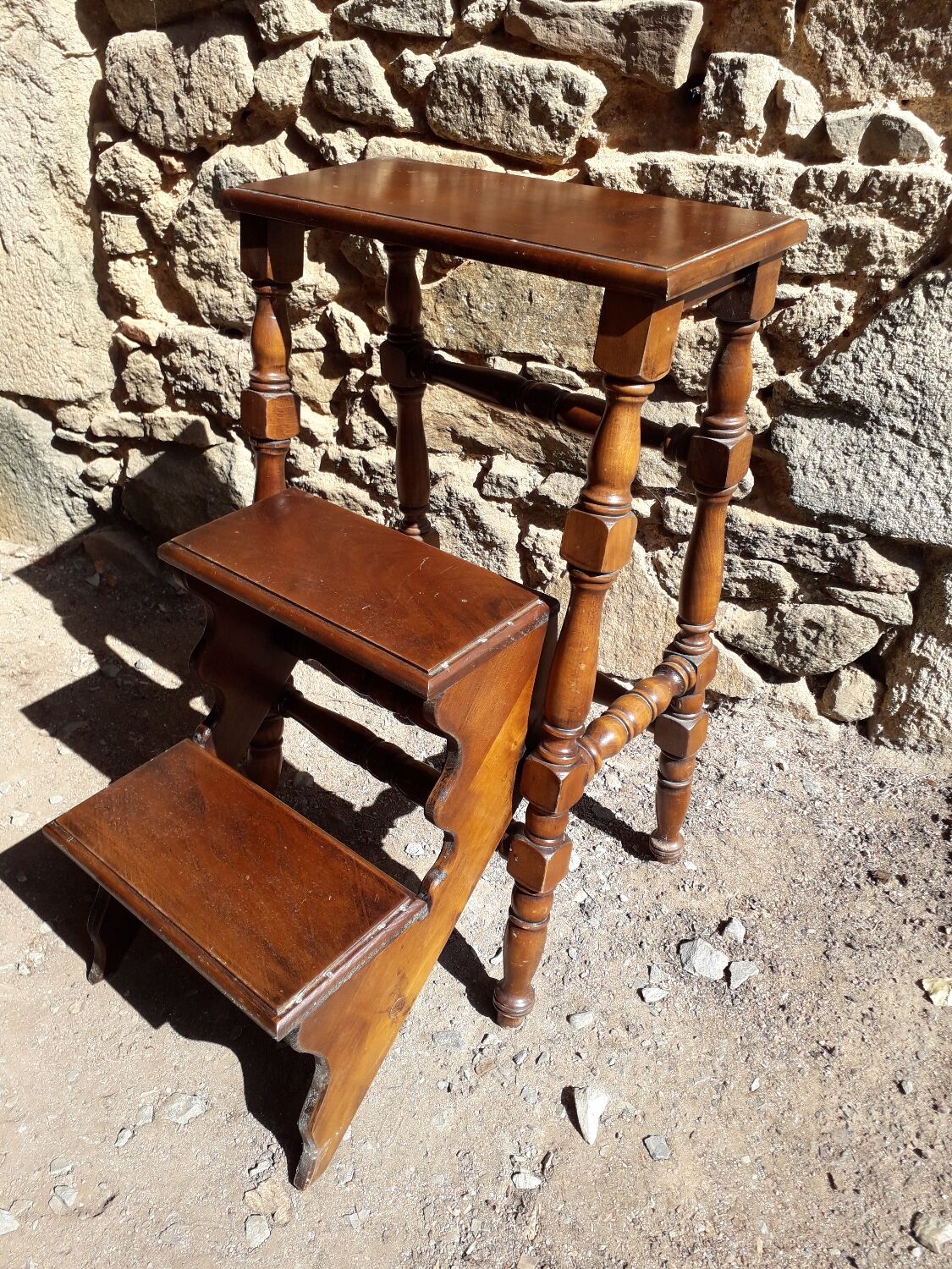 Old library stepladder