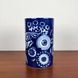 Vintage peacock vase in German porcelain by Bjørn Wiinblad for Rosenthal, 1970s.