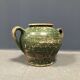 Dark green jug enamelled
