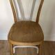 Set of 3 FISCHEL stamped bentwood bistro chairs from 1920-40.