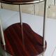Table d'appoint forme haricot tripode en formica