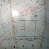 Vintage globe maps taride brass support 60s