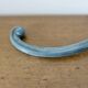 Old blue enamelled cast iron coat hook