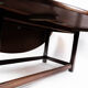 Table basse en acajou avec extensions, années 1930