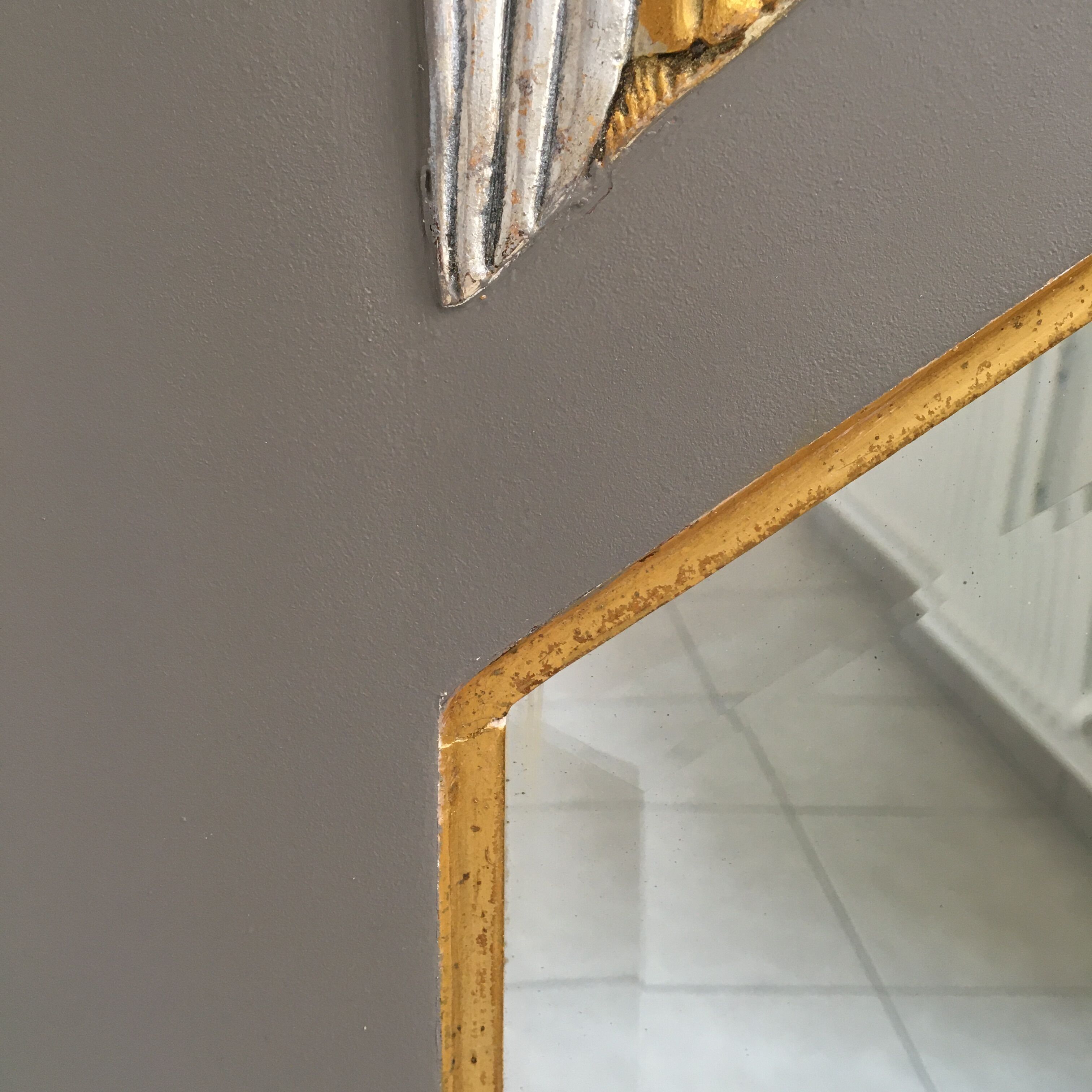 Miroir trumeau art déco - 103x72cm