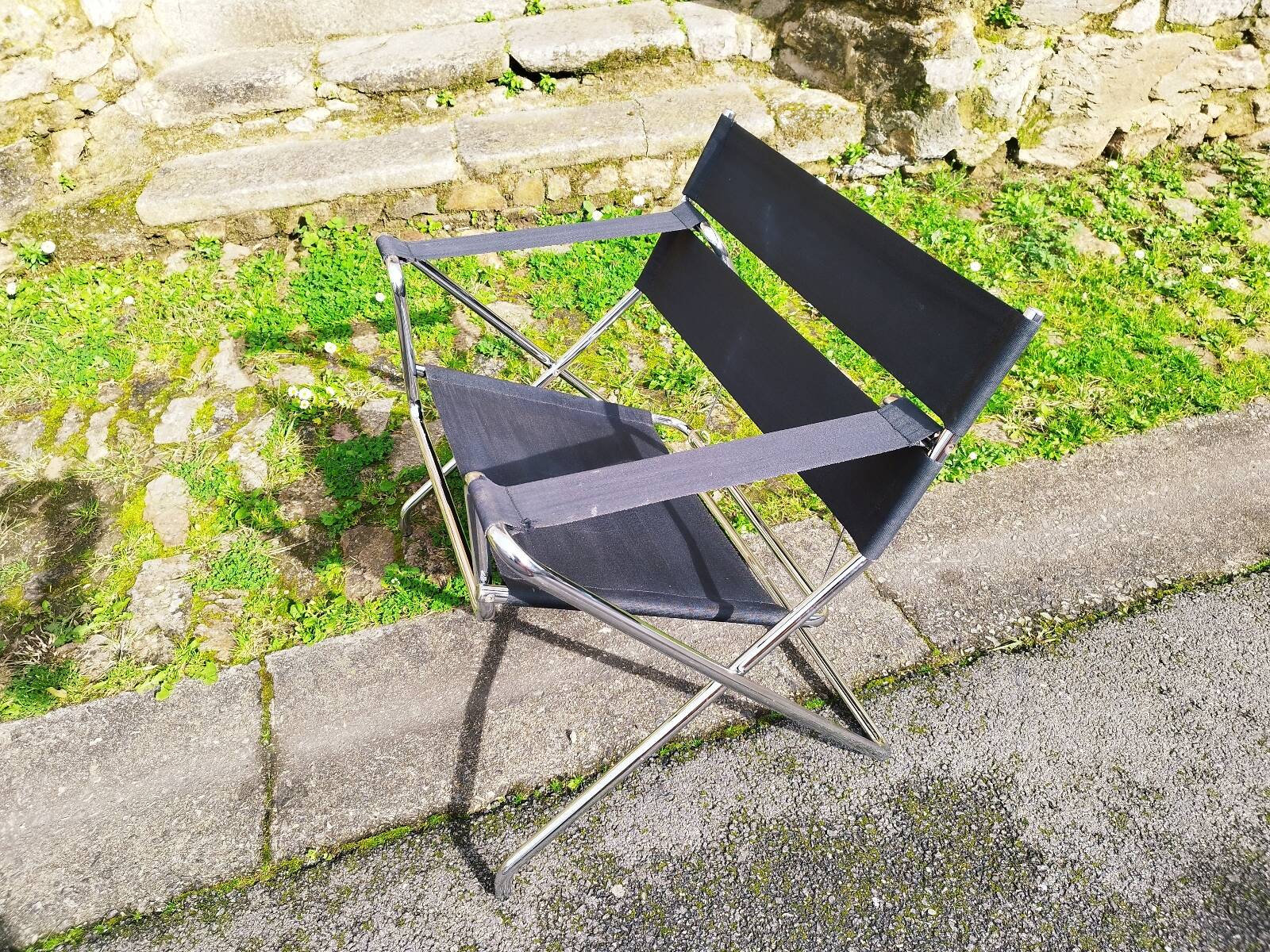 D4 folding armchair Marcel Breuer Tecta design