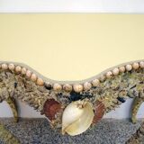 Mid-century french shell console table