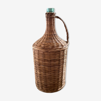 Glass bottle/box covered with wicker