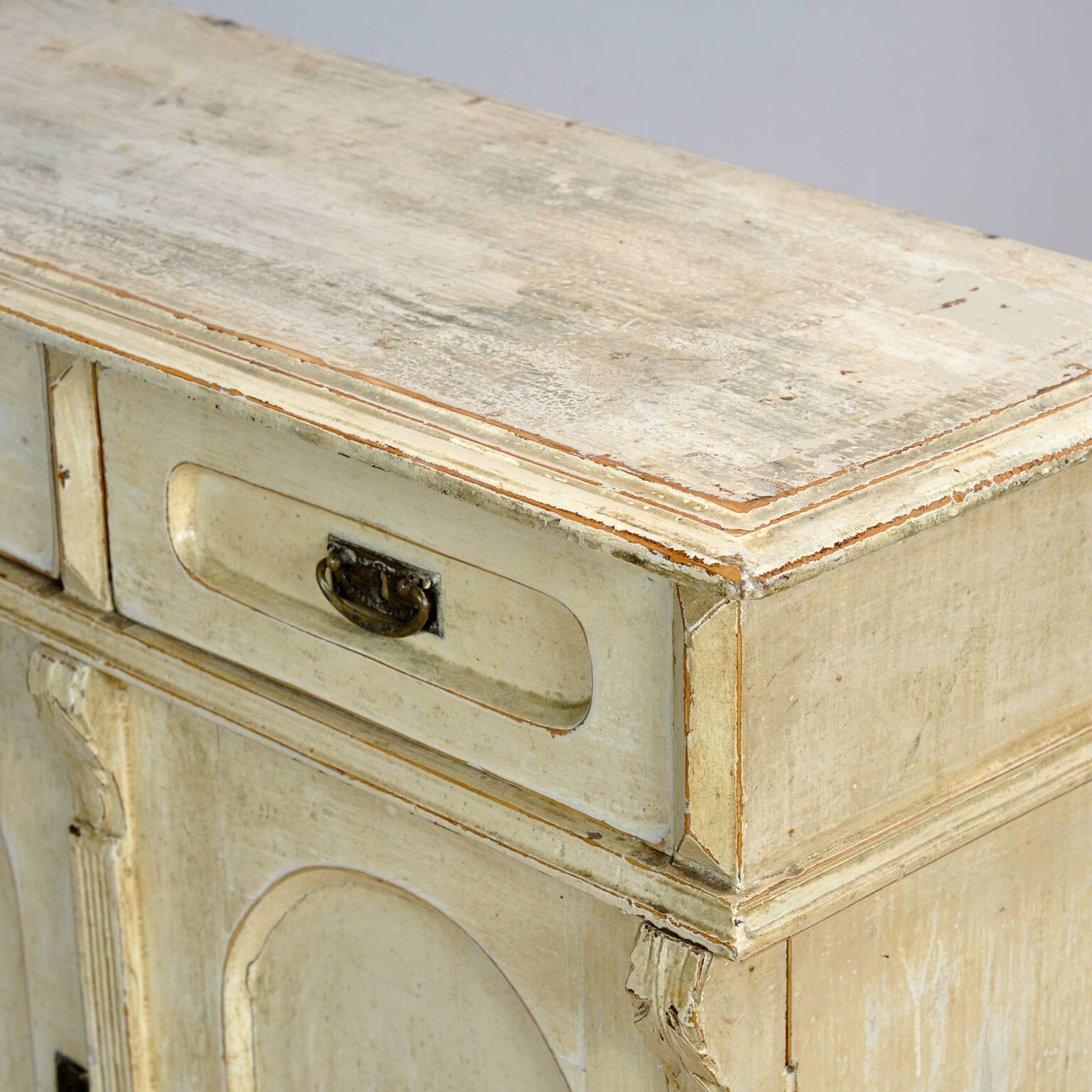 Lit Une Place 90x190 Cm Et Commode En Pin Massif, Bois Vernis, Style Traditionnel