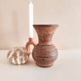 Vase ou pot à col en grès années 70