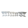 24-piece Art Deco glassware set