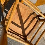Set de 4 chaises bistrot vintage