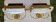 Pair of wall sconces in gilded brass 1970
