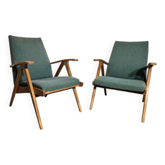 Ensemble de fauteuils du milieu du siècle