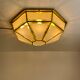 Hollywood Regency, Brass, Ceiling Lamp by Deknudt, Belgium, 1980s