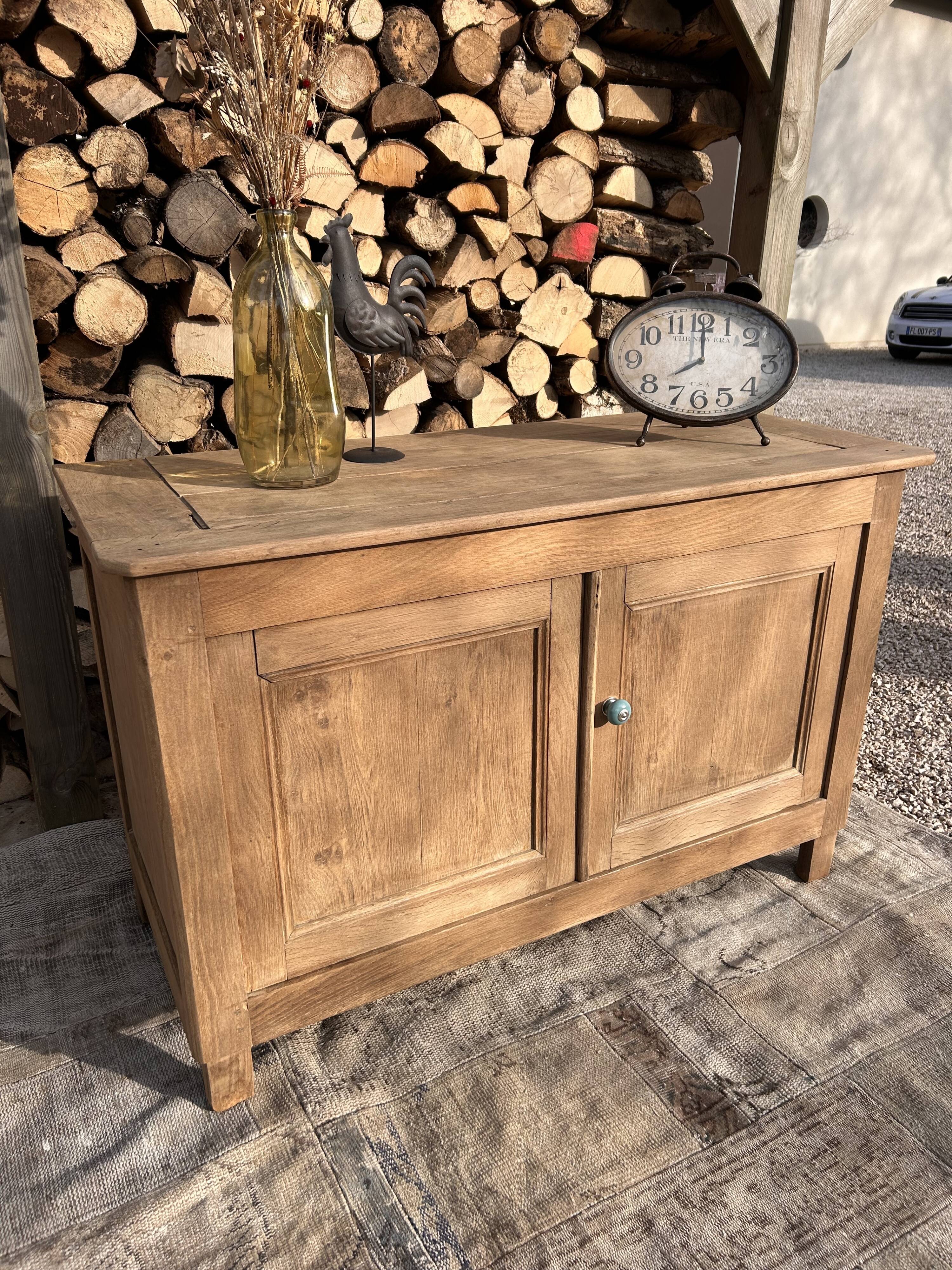 Renovated solid oak sideboard