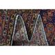 1960s Vintage Persian Handmade Wool Cotton Light Red Area Rug 253x340