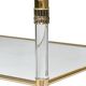 Table basse en plexiglas style Hollywood Regency