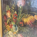 Painting, oil on canvas, Pair of Large Still Lifes with Flowers
