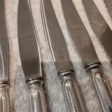 11 dessert knives with 800 silver handles, Swiss goldsmith Jezler net
