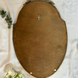 Vintage gold wooden mirror