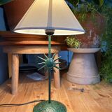 Lampe motif soleil vert