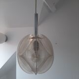 Vintage Sompex pendant lamp in Plexiglas and nylon yarn made by Paul Secon