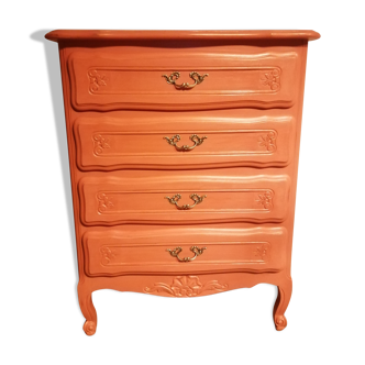 Commode orange terracotta