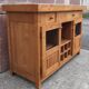 Buffet de cuisine - Billot - Table de boucher