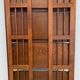Pair of folding wooden bookcases, 4 shelves, 1950