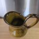 Jug / Pitcher in Saint-Clément earthenware with amber & honey glaze vintage