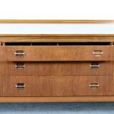 Midcentury teak and brass sideboard by Wrighton