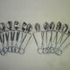 Set of 12 stainless steel snail clamps Létang and Rémy