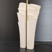 Lampe en pierre & laiton 1970 vintage