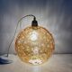XL Amber Globe Suspension