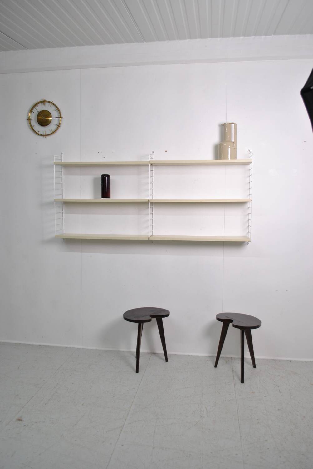 Paire de table tripode 1970