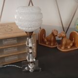 Vintage glass table lamp