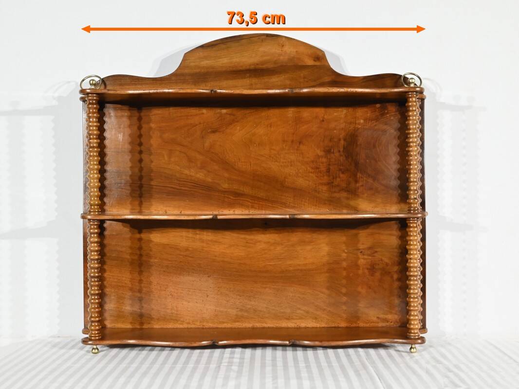 Walnut Shelf, Louis Philippe Period – Mid-19th Century