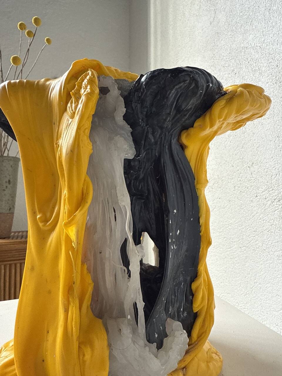 Resin fish sculpture