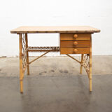 Rattan desk