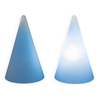 Pair of XL teepee lamps