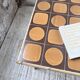 1950s rattan table with ceramic top
