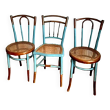 Three bentwood bistro chairs, circa 1950