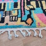 Tapis berbère en laine fait main 150 x 100 cm