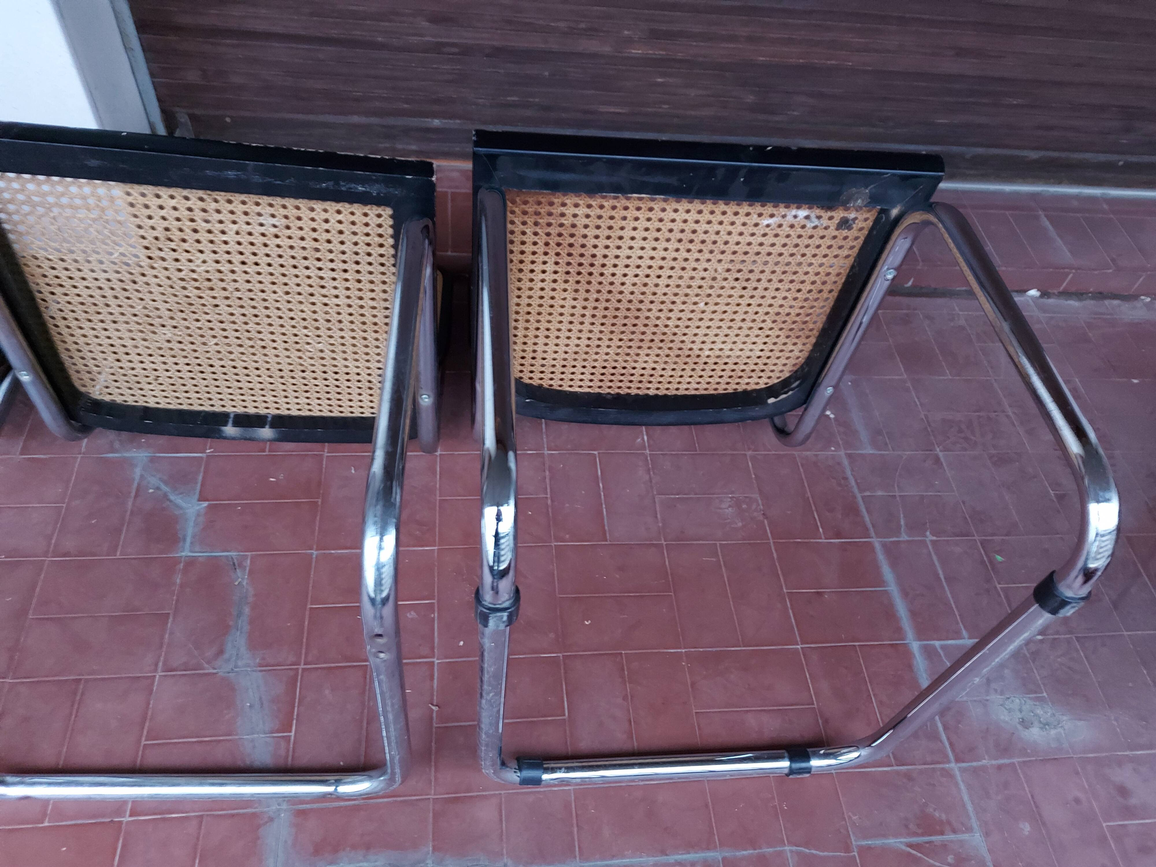 Set of 5 chairs Marcel Breuer B32