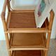 Pair of bedside tables/vintage bamboo and rattan accent furniture - 1970s