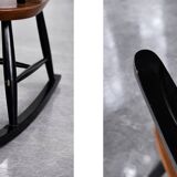 Vintage Mid-Century Finnish Modern Rocking Chair by I. Tapiovaara for Asko