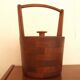 Danish teak ice bucket - vintage mid century design
