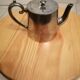 small silver-plated teapot